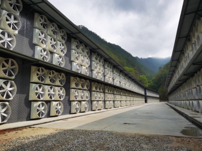 Large-scale mining farm housing Bitmain S23 Pro units