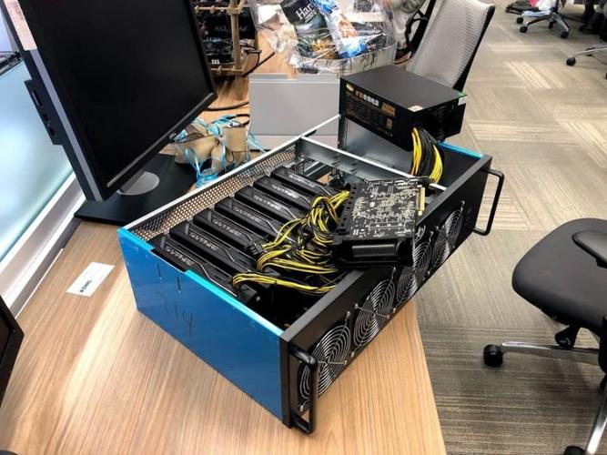 Locally adapted ASIC mining rigs cooling setup in Kenya